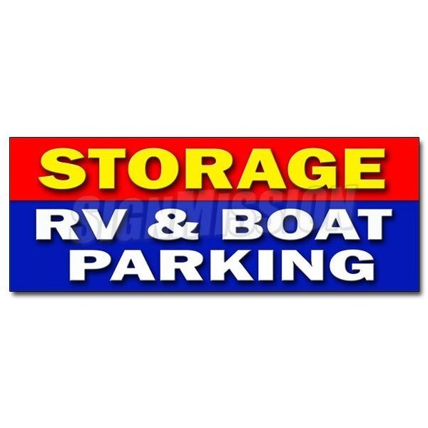 Signmission STORAGE RV & BOAT PARKING DECAL sticker short long term secure indoor, D-36 Storage Rv & Boat Parkin D-36 Storage Rv & Boat Parkin